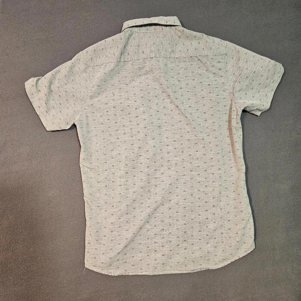 Molokai Surf Co. Shirt Men's L Gray All Over Print Button Up Casual Button Down - Picture 8 of 8